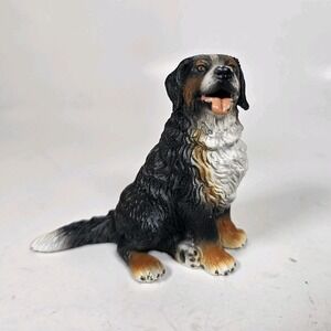 Schleich Bernese Mountain Dog Figure Pet Animal Sitting Puppy 2.75" 1996 Vintage